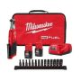 Milwaukee M12 FUEL 12V Cordless High Speed 3/8 in. Ratchet Kit with 1/4 in. Drive Metric Deep Well Impact Socket Set(14-Piece) - Image 1