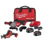 Milwaukee M18 FUEL 18V Lithium-Ion Brushless Cordless 4-1/2 in./5 in. Grinder with HACKZALL Reciprocating Saw - Image 1