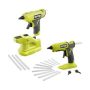 RYOBI ONE+ 18V Cordless 2-Tool Combo Kit with Dual Temperature Glue Gun and Compact Glue Gun (Tools Only) - Image 1