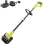 RYOBI ONE+ 18V Cordless Battery Outdoor Patio Sweeper with 2.0 Ah Battery and Charger - Image 1