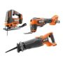 RIDGID 18V Brushless Cordless 2-Tool Combo Kit with Reciprocating Saw and Multi-Tool (Tools Only) with Brushless Jig Saw - Image 1
