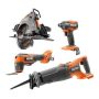 RIDGID 18V Brushless Cordless 3-Tool Combo Kit (Tools Only) with Brushless Cordless 3-Speed 1/4 in. Impact Driver - Image 1
