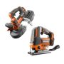 RIDGID 18V Cordless 2-Tool Combo Kit with Compact Band Saw and Brushless Jig Saw (Tools Only) - Image 1