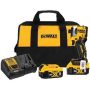DEWALT ATOMIC 20V MAX Lithium-Ion Cordless Brushless 1/4 in. Impact Driver Kit, (2) 20V 5Ah Batteries, Charger, and Bag - Image 1