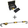 DEWALT Mechanics Tool Set (226 Piece) with TOUGHSYSTEM 22 in. Medium Tool Box and 20V MAX/12V MAX Hood Light - Image 1