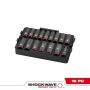 Milwaukee SHOCKWAVE Impact-Duty 1/2 in. Drive Metric Deep Well Impact Socket Set (16-Piece) - Image 1