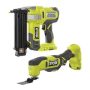 RYOBI ONE+ 18V 18-Gauge Cordless AirStrike Brad Nailer with Cordless Multi-Tool - Image 1