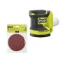 RYOBI ONE+ 18V Cordless 5 in. Random Orbit Sander (Tool Only) with 7-Piece 5 in. Random Orbit Sand Paper Assortment - Image 1