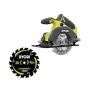 RYOBI ONE+ 18V Cordless 5-1/2 in. Circular Saw (Tool Only) with 5-1/2 in. Carbide Circular Saw Blade - Image 1