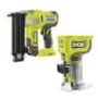RYOBI ONE+ 18V 18-Gauge Cordless AirStrike Brad Nailer with Compact Fixed Base Router (Tools Only) - Image 1