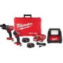 Milwaukee M18 FUEL 18-Volt Lithium Ion Brushless Cordless Combo Kit (2-Tool) with 2 Batteries, Charger and AC/DC LED Flood Light - Image 1