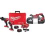 Milwaukee M18 FUEL 18-V Lithium-Ion Brushless Cordless Hammer Drill and Impact Driver Combo Kit (2-Tool) with Deep Cut Band Saw - Image 1