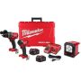 Milwaukee M18 FUEL 18-V Lithium Ion Brushless Cordless Combo Kit (2-Tool) with 2 Batteries, Charger LED Mounting Flood Light - Image 1