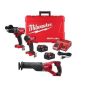 Milwaukee M18 FUEL 18-V Lithium-Ion Brushless Cordless Hammer Drill and Impact Driver Combo Kit (2-Tool) with Reciprocating Saw - Image 1
