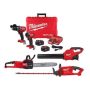 Milwaukee M18 FUEL 18-Volt Lithium-Ion Brushless Cordless Hammer Drill/Impact Driver Combo Kit (2-Tool) W/Blower, Hedge & Chainsaw 3697-22-2724-20-2727-20-2726-20 - Image 1