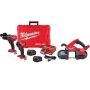 Milwaukee M18 FUEL 18-V Lithium-Ion Brushless Cordless Hammer Drill and Impact Driver Combo Kit (2-Tool) with Compact Bandsaw - Image 1