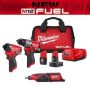M12 FUEL 12-Volt Lithium-Ion Brushless Cordless Hammer Drill and Impact Driver Combo Kit (2-Tool) with Rotary Tool - Image 1