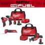M12 FUEL 12-Volt Lithium-Ion Brushless Cordless Hammer Drill & Impact Driver Combo Kit with Recip Saw Kit and Multi-Tool - Image 1