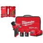 Milwaukee M12 FUEL 12V Lithium-Ion Brushless Cordless 1/4 in. Impact Driver Kit with SHOCKWAVE Titanium Drill Bit Set (15-Piece) - Image 1
