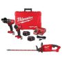 Milwaukee M18 FUEL 18V Lithium-Ion Brushless Cordless Hammer Drill & Impact Driver Combo Kit w/M18 FUEL 24 in. Hedge Trimmer - Image 1