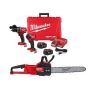 Milwaukee M18 FUEL 18V Lithium-Ion Brushless Cordless Hammer Drill & Impact Driver Combo Kit (2-Tool) w/M18 FUEL 16in. Chainsaw - Image 1