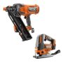RIDGID 18V Brushless Cordless 30° 3-1/2 in. Framing Nailer with Brushless Jig Saw (Tools Only) - Image 1