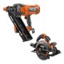 RIDGID 18V Brushless Cordless 30° 3-1/2 in. Framing Nailer with Brushless 7-1/4 in. Circular Saw (Tools Only) - Image 1