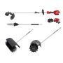 Milwaukee M18 FUEL 18V Lithium-Ion Brushless Cordless String Trimmer 8Ah Kit with Rubber Broom, Bristle Brush Pole Saw Attachments - Image 1