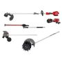 Milwaukee M18 FUEL 18V Lithium-Ion Brushless Cordless QUIK-LOK String Trimmer Kit w/Rubber Broom, Edger, Hedge Trimmer Attachments - Image 1