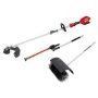 Milwaukee M18 FUEL 18V Lithium-Ion Brushless Cordless QUIK-LOK String Grass Trimmer w/Bristle Brush & Hegde Trimmer Attachments - Image 1