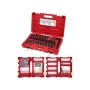 Milwaukee SHOCKWAVE 3/8 in. Drive SAE and Metric 6 Point Impact Socket Set & Impact Duty Screw Driver Bit Set (163-Piece) - Image 1
