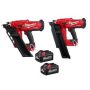 Milwaukee M18 FUEL 3-1/2 in. 18-Volt 30-Degree Lithium-Ion Brushless Cordless Nailer w/3.5 in. 21-DG Nailer, Two 6Ah HO Batteries - Image 1