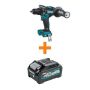 Makita 40V Max XGT Brushless Cordless 1/2 in. Hammer Driver-Drill, Tool Only with bonus 40V Max XGT 4.0Ah Battery - Image 1