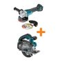 Makita 18V LXT Brushless 4-1/2 in./5 in. Cut-Off/Angle Grinder with bonus 18V LXT Brushless 5-7/8 in. Metal Cutting Saw - Image 1