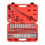 TEKTON 3/8 in. Drive 12-Point Ratchet and Socket Set, (74-Piece) (1/4-1 in., 6-24 mm) - Image 1