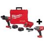 Milwaukee M18 FUEL 18-Volt Lithium-Ion Brushless Cordless 1/2 in. Hammer Drill Driver Kit with M18 FUEL High-Torque Impact - Image 1