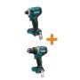 Makita 40V max XGT Brushless Cordless 4-Speed Impact Driver with bonus 40V Max XGT Compact Brushless 1/2 in. Driver-Drill - Image 1