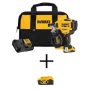 DEWALT 20V MAX Lithium-Ion 15-Degree Cordless Roofing Nailer Kit with 4.0Ah Battery Pack, 2.0Ah Battery Pack, Charger and Bag - Image 1