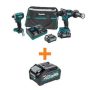 Makita 40V Max XGT Brushless Cordless 2-Pc. Combo Kit 2.5Ah with bonus 40V Max XGT 4.0Ah Battery - Image 1