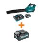 Makita XGT 40V max Brushless Cordless Leaf Blower Kit (4.0Ah) with 40V Max XGT 4.0Ah Battery - Image 1