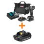 Makita 18V LXT Sub-Compact Brushless Cordless 1/2 in. Hammer Driver-Drill Kit, 2.0Ah with bonus 18V LXT Battery Pack 2.0Ah - Image 1