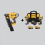 DEWALT 20V MAX XR Cordless Brushless 2-Speed 21-Degree Plastic Collated Framing Nailer, Hammer Drill and Impact Driver Kit - Image 1