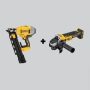 DEWALT 20V MAX XR Cordless Brushless 2-Speed 21° Plastic Collated Framing Nailer & Brushless 4.5 in. Angle Grinder (Tools Only) - Image 1