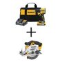 DEWALT ATOMIC 20-Volt Lithium-Ion Cordless Compact 1/2 in. Drill/Driver Kit and Circular Saw with 2.0Ah Battery, Charger & Bag - Image 1