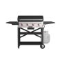 Camp Chef 4-Burner Propane Flat Top Grill in Black with Lid - Image 1