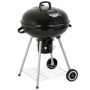 22 in. Charcoal Grill Round With Wheels - Outdoor Barbecue Grill For Camping Tailgating and Patio-Kettle Grill - Image 1