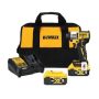 DEWALT 20-Volt MAX XR Lithium-Ion Cordless Brushless 1/4 in. 3-Speed Impact Driver Kit with (2) 5.0 Ah Batteries, Charger & Bag - Image 1