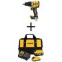 DEWALT 20V Compact Cordless 1/2 in. Hammer Drill with 6.0 Ah and 4.0 Ah Batteries, Charger and Bag - Image 1