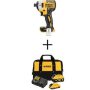 DEWALT 20-Volt Maximum XR Cordless Brushless 3-Speed 1/4 in. Impact Driver with 6.0 Ah and 4.0 Ah Batteries, Charger and Bag - Image 1