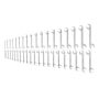 TEKTON 1/4 - 1-1/4 in., 6 - 32 mm Angle Head Open End Wrench Set (41-Piece) - Image 1